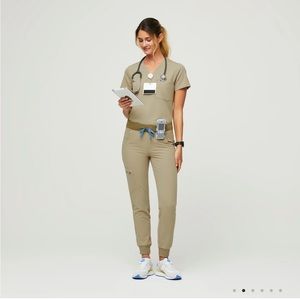 Figs Technical Collection Zamora High Waisted FIONx Lined Jogger Scrub Pants